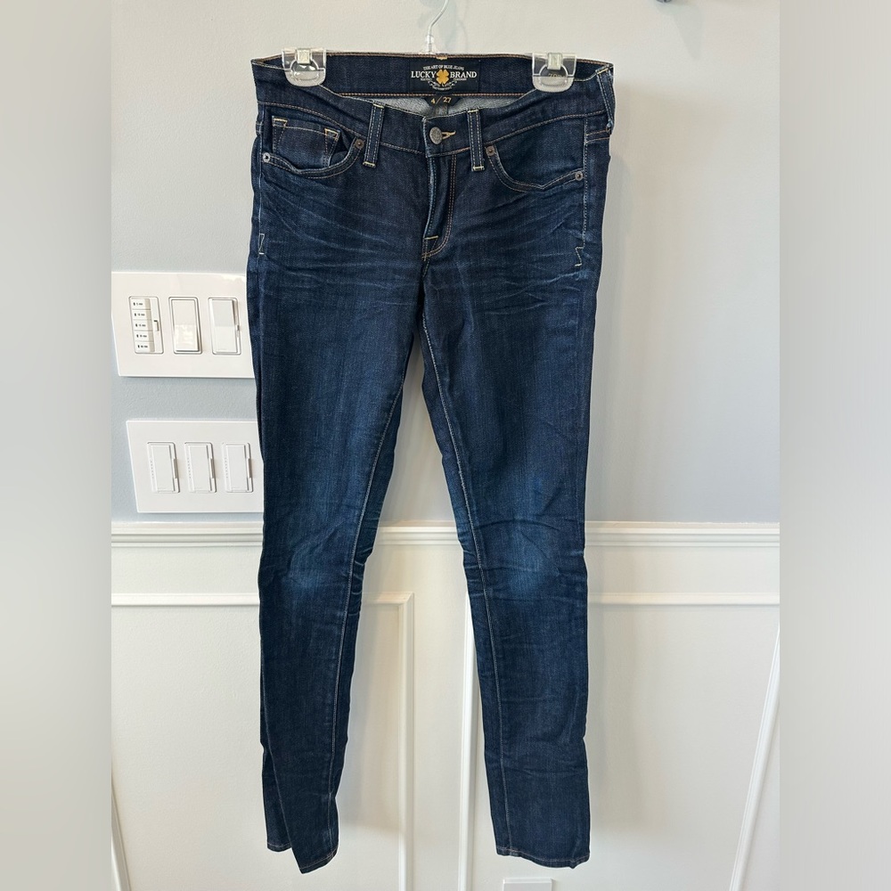 Lucky brand jeans Zoe skinny dark wash